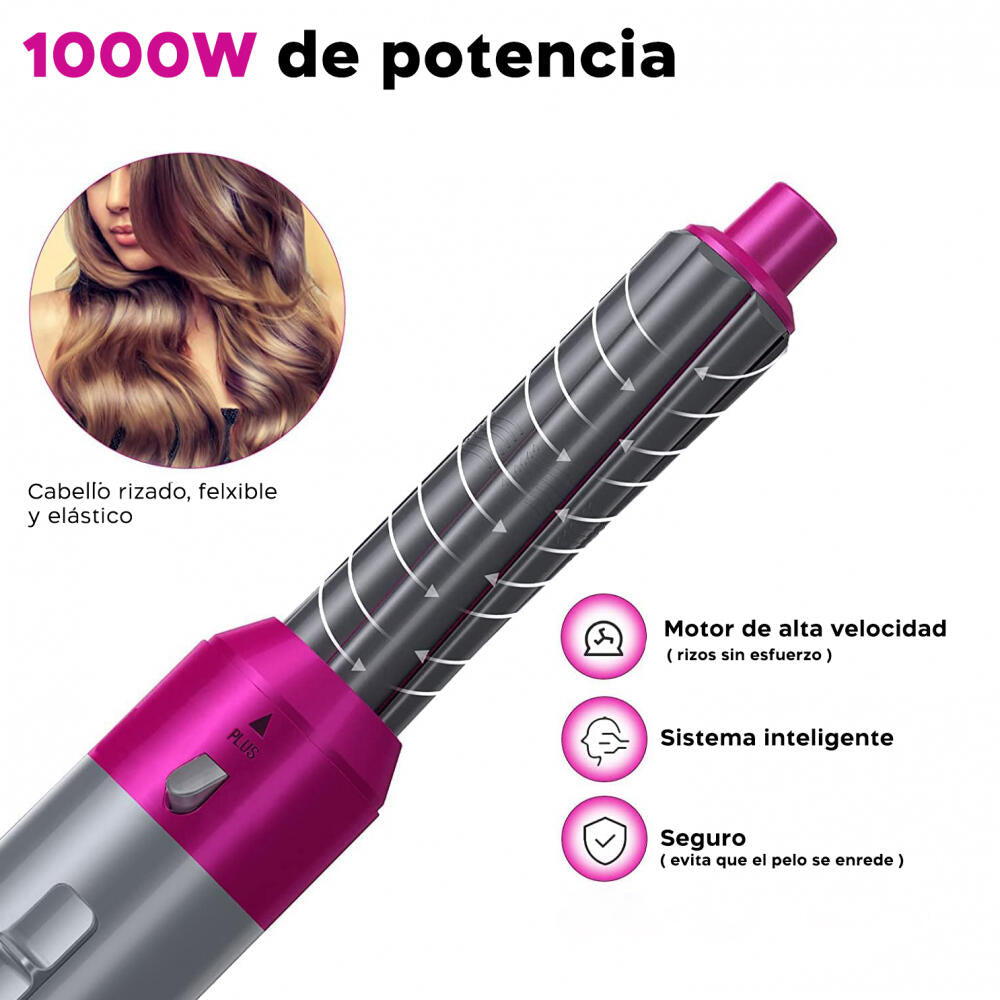 Cepillo Secador Rizador y Moldeador 5 en 1