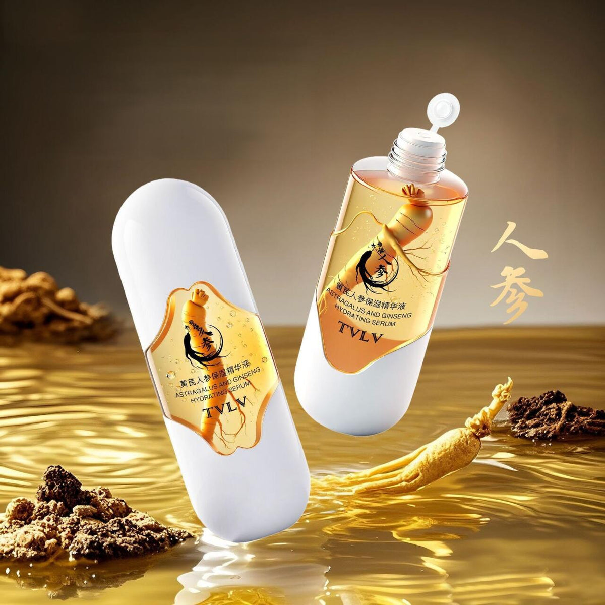 Sérum Facial de Astrágalo y Ginseng Antiarrugas