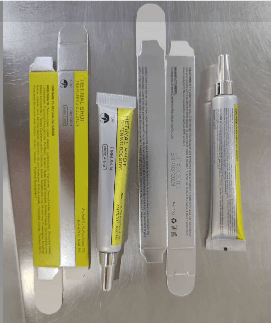 Retinal Shot Booster Facial 0,1% 15ml