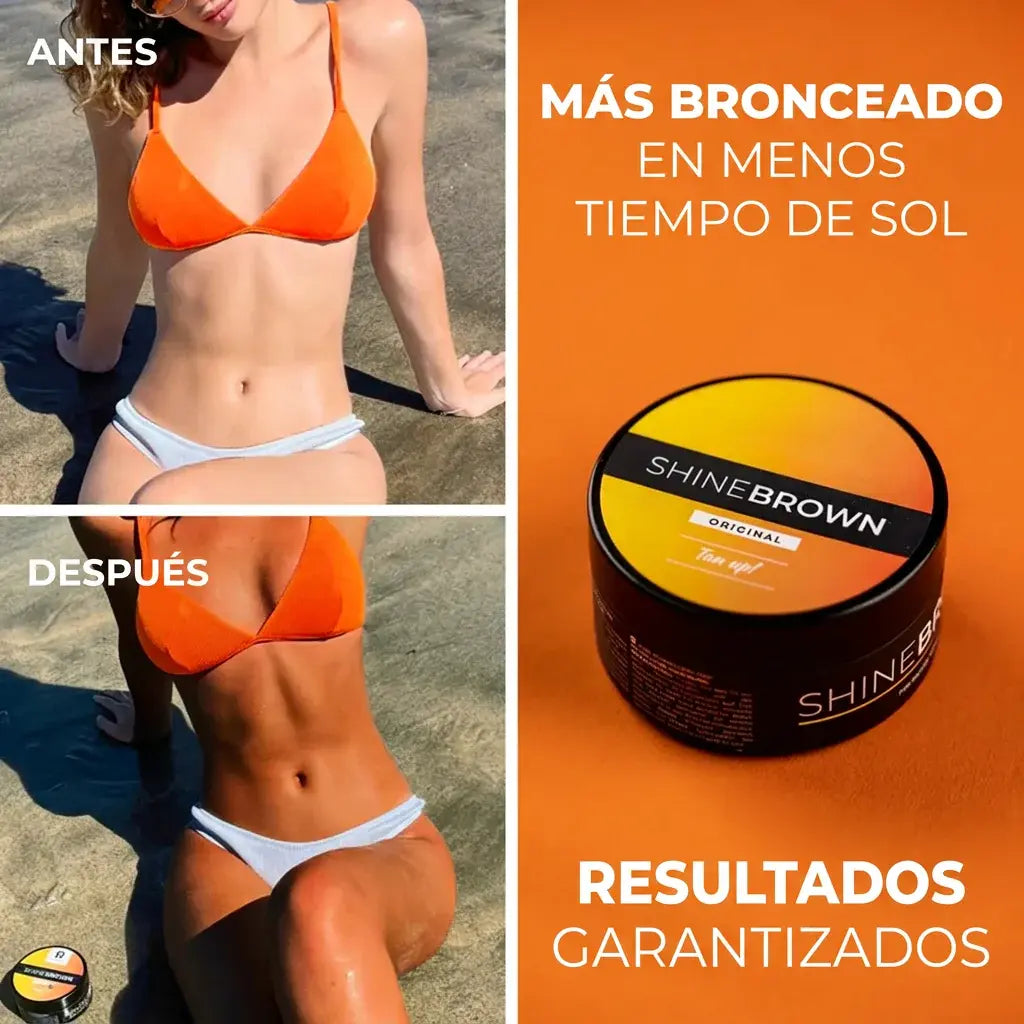 Shine Brown Crema Bronceadora Original