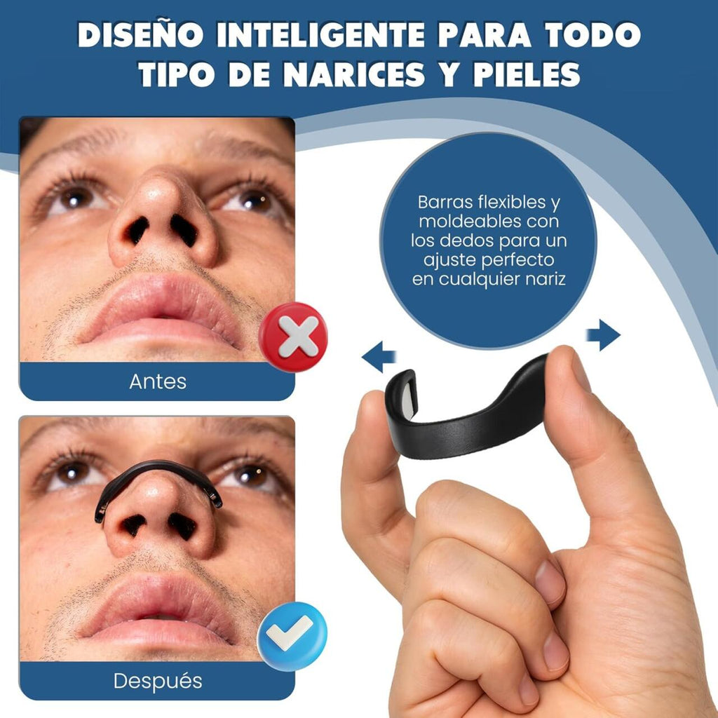 Tiras Nasales Magnéticas Premium Pack de 60 Parches