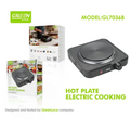 Hornillo Eléctrico 1000W Green Lyca GL70368