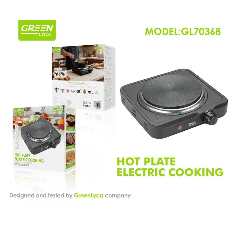 Hornillo Eléctrico 1000W Green Lyca GL70368