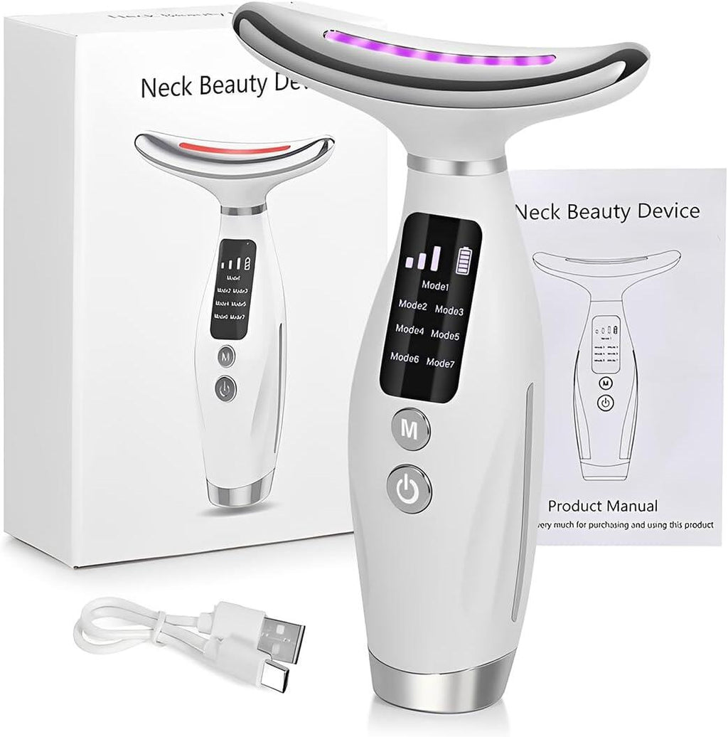Masajeador Facial 4 en 1 con Luz LED y Calor