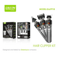 Kit Cortapelos 3 en 1 Green Lyca GL69918
