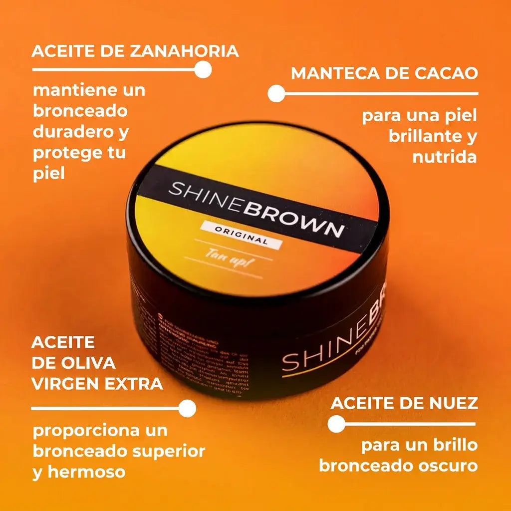 Shine Brown Crema Bronceadora Original