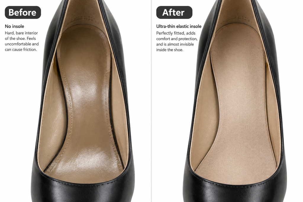 Before After Inside Shoe