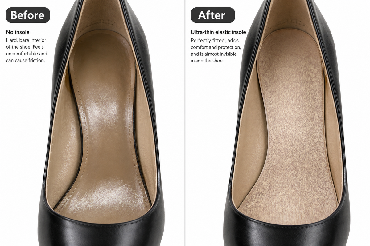 Before After Inside Shoe