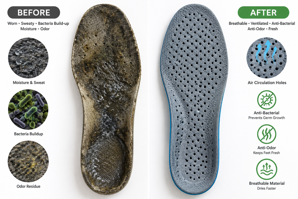 Before After Insole Detail
