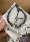 Pulsera Calavera de Piedra Volcánica
