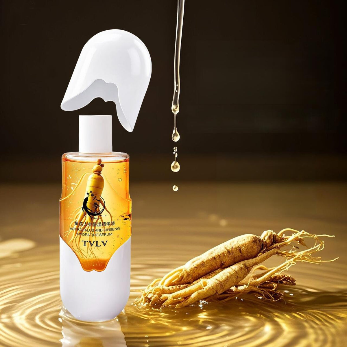 Sérum Facial de Astrágalo y Ginseng Antiarrugas
