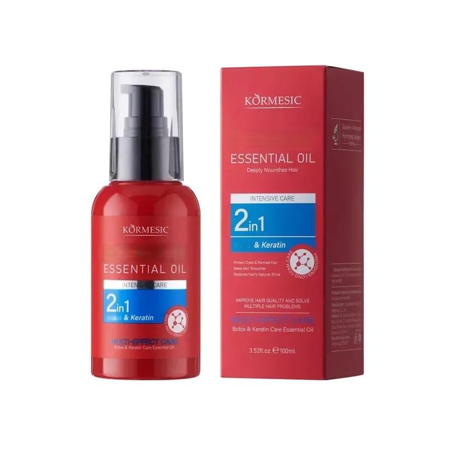 Aceite Capilar 2 en 1 con Keratina Kormesic 100ml